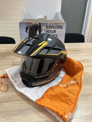 Шлем модуляр Schuberth E1, черный матовый