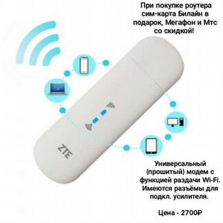 Модем с раздачей Вай-Фай