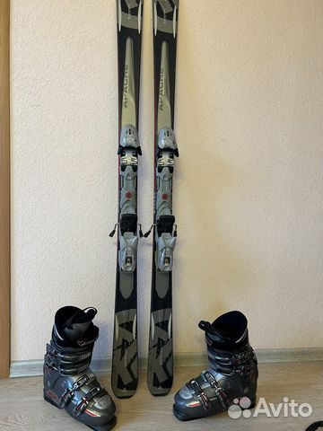 Горные лыжи комплект с ботинками