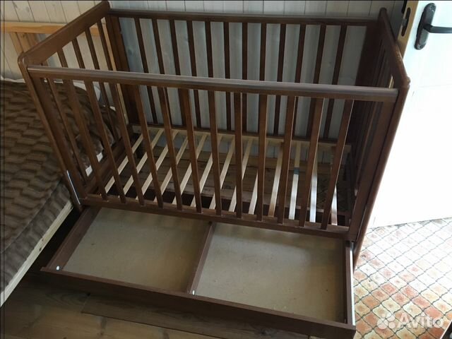 Детская кроватка, бук