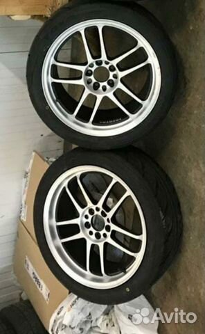 Racing Hart ср035 полированные с полками и Toyo R8