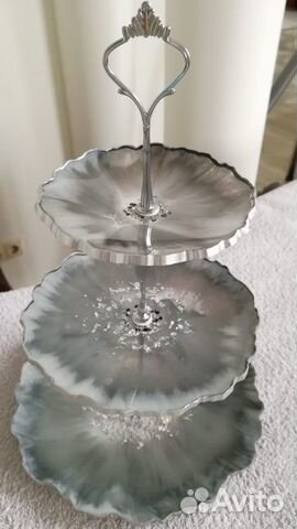 Фруктовница часы салфетница из Эпоксидной смолы