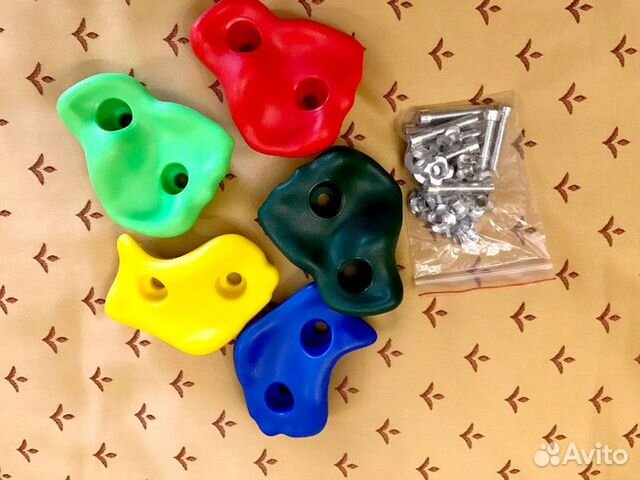 Пластиковые зацепы (камни для скалодрома)