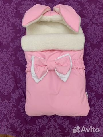 Конверт на выписку для девочки зима/весна/осень