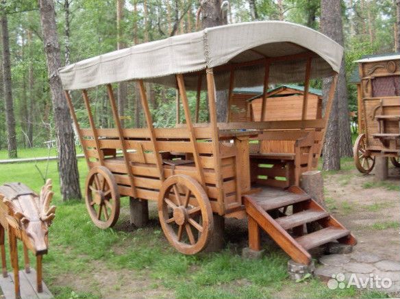 Беседка под старину из дерева своими руками