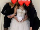 Свадебное платье + шуба