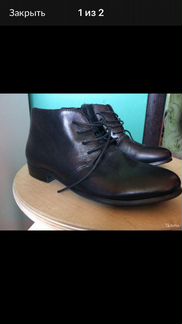 Ботинки натуральная кожа р.33