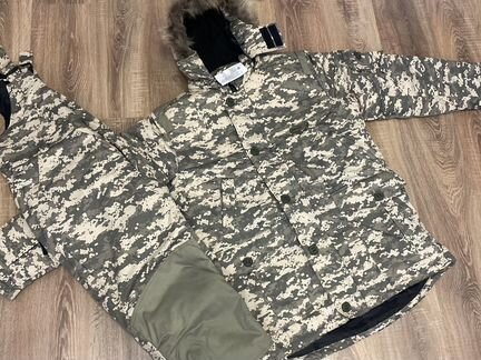 Зимние костюмы премиум. Горка Бежевый пиксель