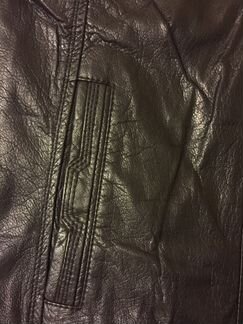 Кожаная куртка мужская Италия