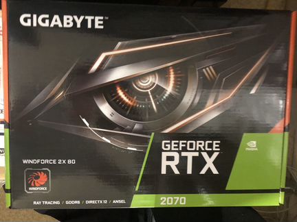 Новая Gigabyte Nvidia Geforce RTX 2070