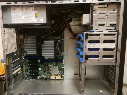 Supermicro X10DRL-i E5-2620V4 х2/64GB/SSD800GBx2