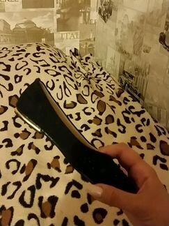 Балетки замша