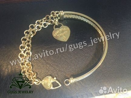 Золотой браслет Tiffanу