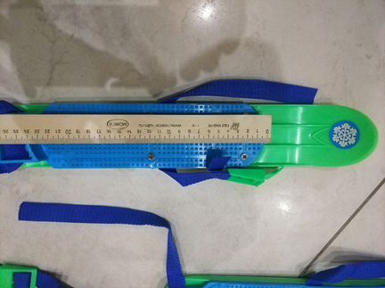 Лыжи пластмассовые детские