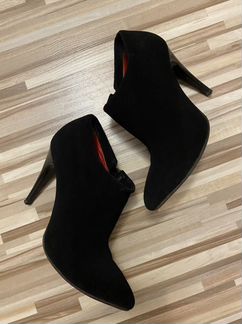 Итальянские Ботильоны из натуральной замши