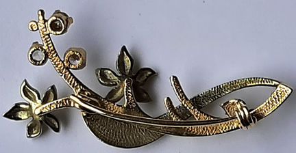 Золотая Брошь 585 проба СССР звезда