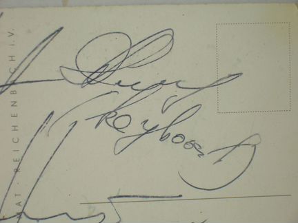 CD Ал. Барыкина и карточка с автографами из 80-х