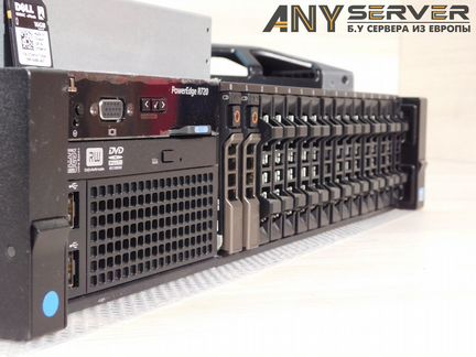 Сервер Dell R720 2x E5-2690v2 128Gb H710 16x2.5