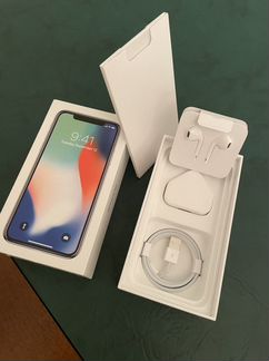 Apple iPhone x 256 gb silver Серебристый