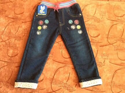 Новые Джинсы для девочки (104-110)