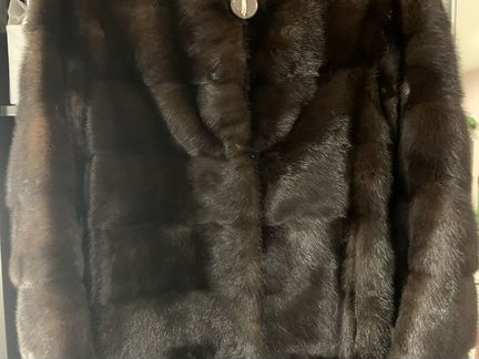Шуба норковая поперечная трансформер