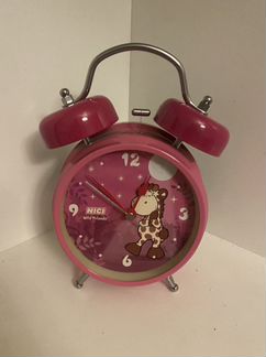 Детские часы будильник настольные