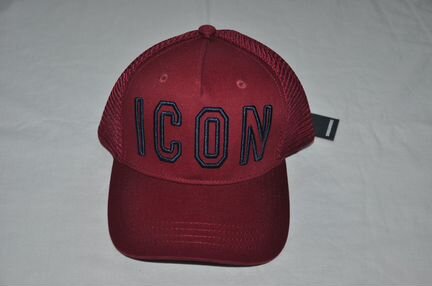 Кепка с сеткой Dsquared Icon бордовая