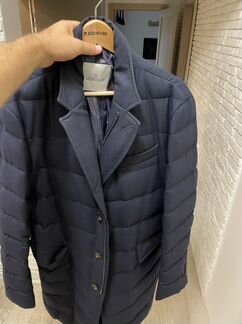 Moncler пуховое пальто (шерсть и пух)