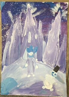 Картины маленького художника гуашь А3