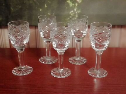 Рюмки хрустальные