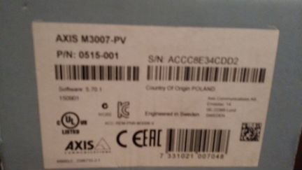 Axis M3007-PV