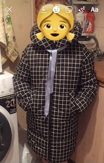 Куртка зимняя для девочки 134-140