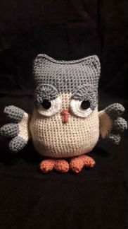 Совенок вязаная игрушка