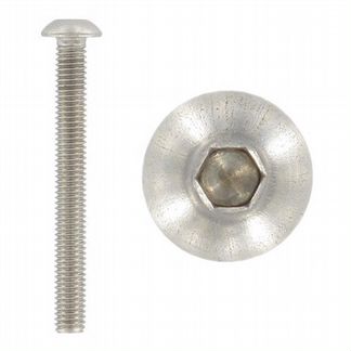 Винт с полукруглой головой, A2 нерж ISO 7380