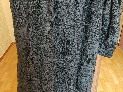 Шуба каракуль новая, единичный экземпляр р. 56