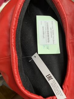 Берет женский теплый кожа