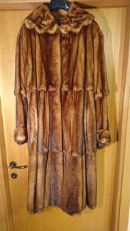 Шуба норковая с капюшоном 46 размер,возможен торг