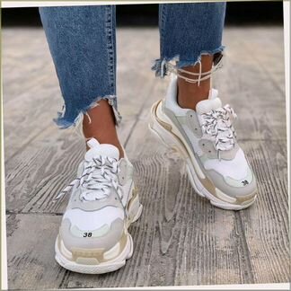 Balenciaga Triple S кроссвоки женские