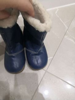 Сапоги детские зимние на овчине 25-26р