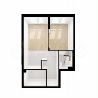 1-к квартира, 53.7 м², 20/33 эт.