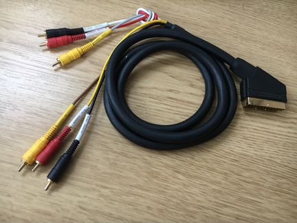 Кабели scart тюльпаны RCA
