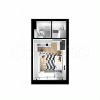 Квартира-студия, 19.6 м², 24/33 эт.