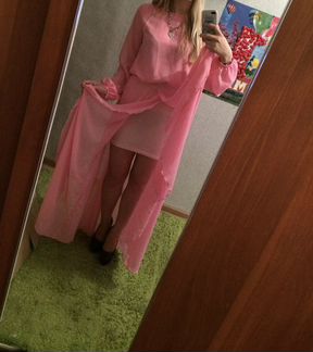 Платье трикотажное женское
