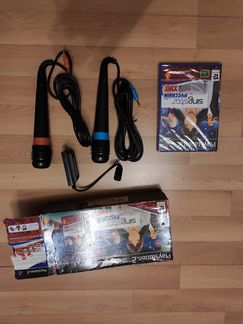 Singstar русский хит с микрофонами для PS2