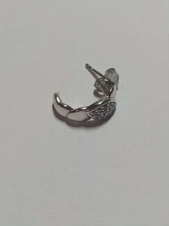 Серебряные сережки с фианитами