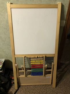 Доска-мольберт и счёты из икеа