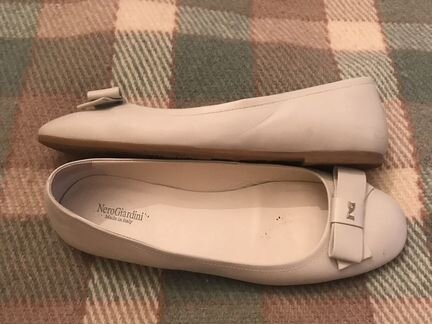 Балетки натуральная кожа 38