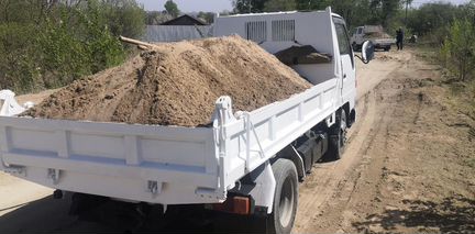 Песок, щебень