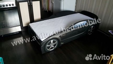 Мебелев Кровать мустанг light черный купить в мск