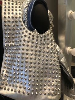 Сумка Том Форд Серебро шипы Tom Ford